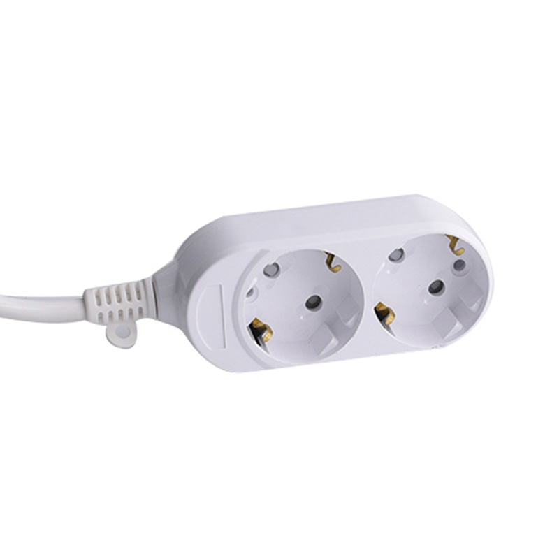 10a White 2 Outlets EU Standard Socket Without Switch 10a White 2 Outlets EU Standard Socket Without Switch