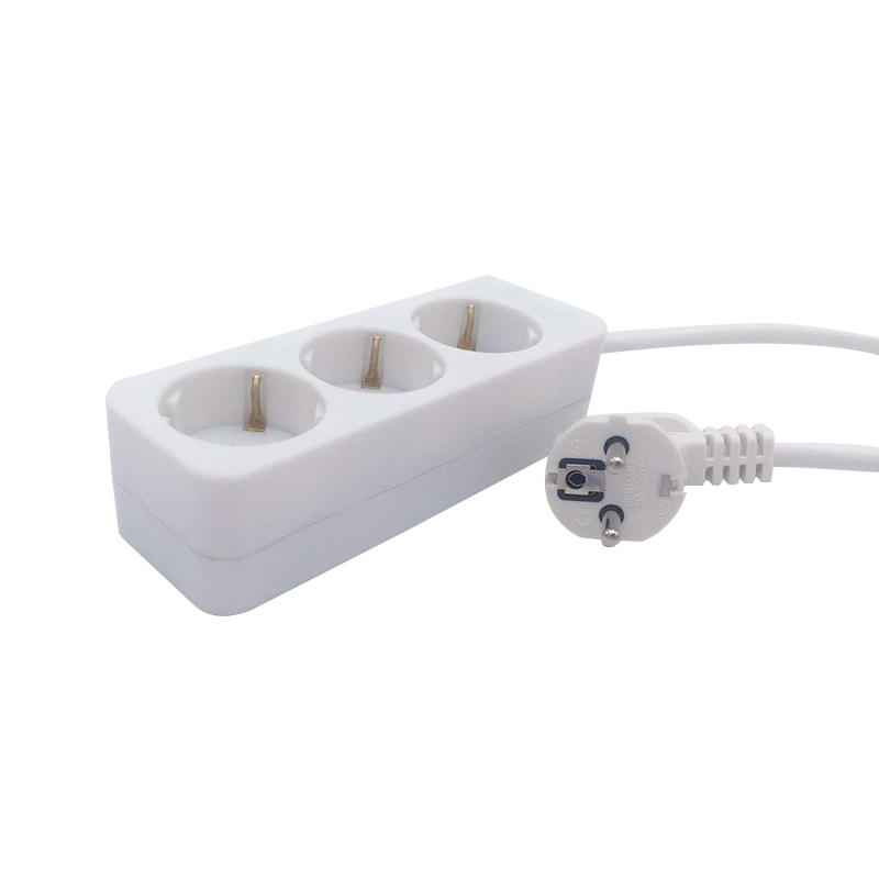 Vattenbeständiga 3 uttag EU-standarduttag utan switch